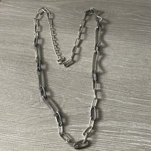Silver Chain Link Necklace